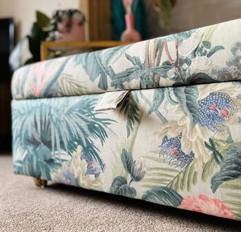 Coffee Table Footstool With Storage In Kahuna Oasis, 2 of 5