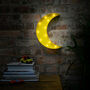 Yellow Moon LED Night Light, thumbnail 3 of 5