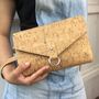 Sustainable Cork Classic Clutch Bag, thumbnail 7 of 7
