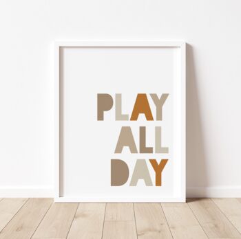 Play All Day Print, 6 of 7
