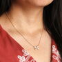 Enamel Bow Pendant Necklace, thumbnail 4 of 6