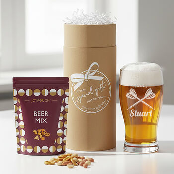 Personalised Darts Pint Glass, 2 of 9