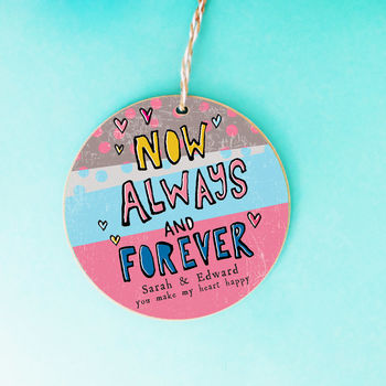 Personalised 10th Anniversary Aluminium Decoration, 2 of 10