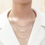 Minimalist Skinny Figaro Chain Choker Necklace, thumbnail 1 of 9