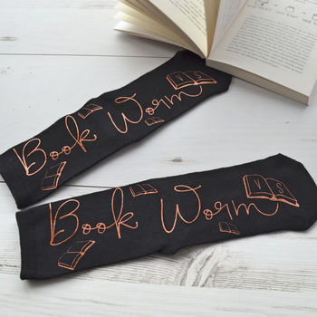 Book Worm Personalised Socks, 2 of 2