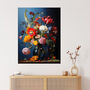 Bursting With Beauty Floral Bouquet Wall Art Print, thumbnail 1 of 6