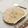 Personalised Wooden Wedding Chopping/Cheese Board, thumbnail 5 of 6