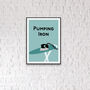 Pumping Iron Laundry Print, thumbnail 2 of 2