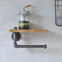 Industrial Kitchen Towel Holder And Shelf, thumbnail 3 of 3