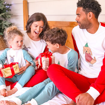 Personalised Jolly Dogs Family Christmas Pyjamas, 2 of 9