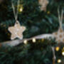 Set Of Small Wooden Tree Decorations Perfect For Mini Tree, thumbnail 4 of 7