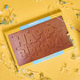 Happy Birthday Milk Chocolate Slab, thumbnail 1 of 2