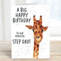 'A Big Happy Birthday' Card For Step Dads, thumbnail 3 of 3