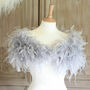 Ostrich Feather Wrap, thumbnail 7 of 8