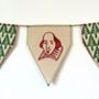 Handmade Christmas Shakespeare Bunting, thumbnail 3 of 4