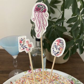 Number Liberty Print Cake Topper, 5 of 7