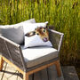 Inky Cow Outdoor Cushion For Garden Furniture, thumbnail 1 of 8