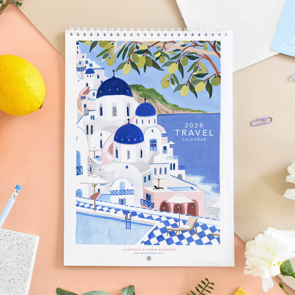 2026 Travel Wall Calendar, 1 of 10