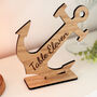 Wooden Anchor Wedding Table Number Names, thumbnail 4 of 4