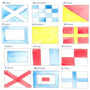 Personalised Sailing Flags Staycation Tea Towel, thumbnail 2 of 4