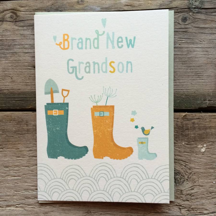 New Grandson By Velvet Olive | notonthehighstreet.com