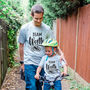 Personalised Daddy And Me Matching Cycling T Shirts, thumbnail 1 of 2