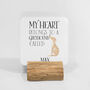 Personalised My Heart Belongs To A Greyhound Coasters, thumbnail 2 of 5