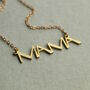 Gold Mama Mothers Pendant Necklace, thumbnail 1 of 8