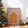 Gingerbread House Kids’ Christmas Art Print, thumbnail 5 of 7