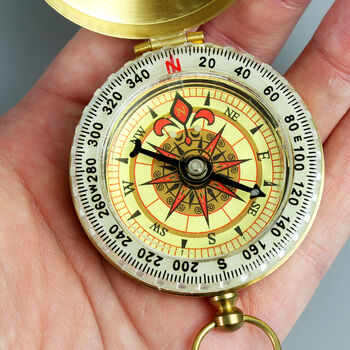 Personalised Name Classic Compass, 4 of 4