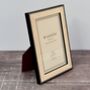 Natalini Cream With Diagonal Border Trim Photo Frame, thumbnail 1 of 4