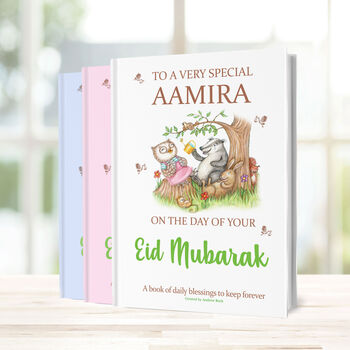 Eid Mubarak Personalised Gift Book Of Blessings, 7 of 8