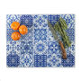 'Mixed Tiles' Worktop Protector Blue And White, thumbnail 2 of 12