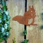 Rusted Squirrel Art Large Squirrel Garden Decor, thumbnail 7 of 10