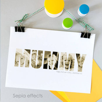 Personalised Mummy Photo Gift Print, 8 of 12