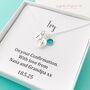 Personalised Confirmation Necklace With Cross In Circle, thumbnail 1 of 3