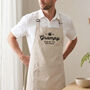 King Of The Air Fryer Personalised Apron, thumbnail 2 of 3