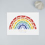 Rainbow Print With Shapes, thumbnail 5 of 5