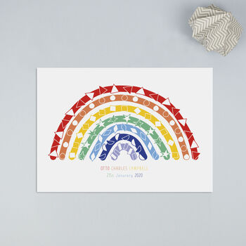 Rainbow Print With Shapes, 5 of 5