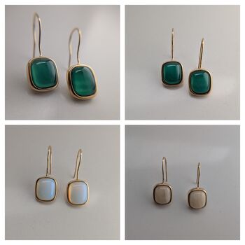 April Gold Plated Earrings, 7 of 7