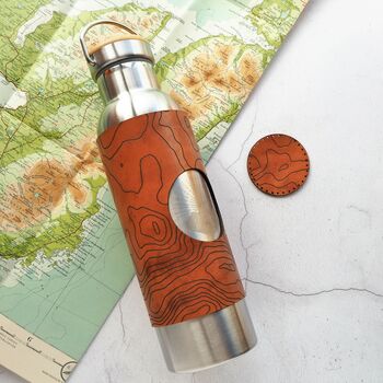 Personalised Map Insulated Flask Bottle, 5 of 9