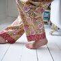 Yellow And Pink Carnation Cotton Pyjamas, thumbnail 5 of 7