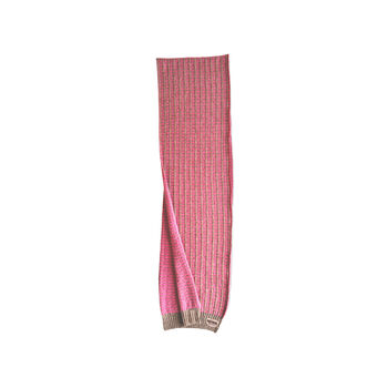 Paddy 100% Lambswool Pink Scarf, 2 of 6