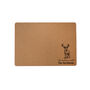 Set Of Six Personalised Stag Cork Placemats, thumbnail 3 of 3