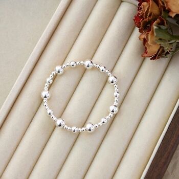 Loriana Silver Beads Charm Bracelet, 3 of 3