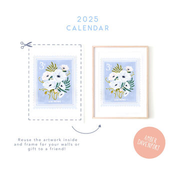 2025 A Year In Bloom Desk Calendar, 9 of 10