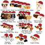 Cute Dog Santa Christmas Sack, thumbnail 4 of 10