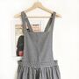 Personalised 100% Cotton Gingham Pinafore Apron, thumbnail 3 of 7