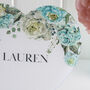 Blue Peony Frosted Stud Earring Storage Display Stand, thumbnail 4 of 7