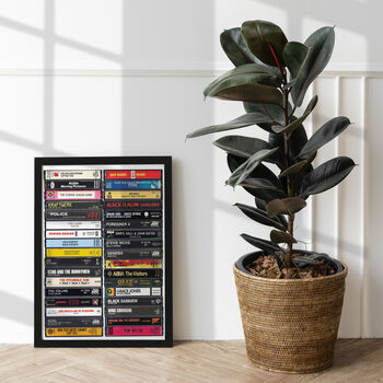 45th Birthday Personalised Print Music From 1981, 4 of 8